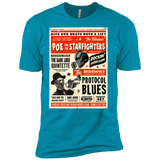 T-Shirts Turquoise / X-Small Poe and The Starfighters Men's Premium T-Shirt