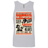 T-Shirts Heather Grey / Small Poe and The Starfighters Men's Premium Tank Top