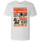 T-Shirts Heather White / Small Poe and The Starfighters Men's Triblend T-Shirt