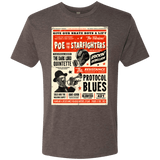 T-Shirts Macchiato / Small Poe and The Starfighters Men's Triblend T-Shirt