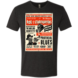 T-Shirts Vintage Black / Small Poe and The Starfighters Men's Triblend T-Shirt