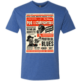T-Shirts Vintage Royal / Small Poe and The Starfighters Men's Triblend T-Shirt