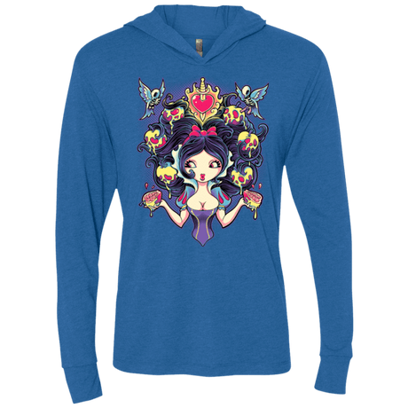 T-Shirts Vintage Royal / X-Small Poisoned Mind Triblend Long Sleeve Hoodie Tee