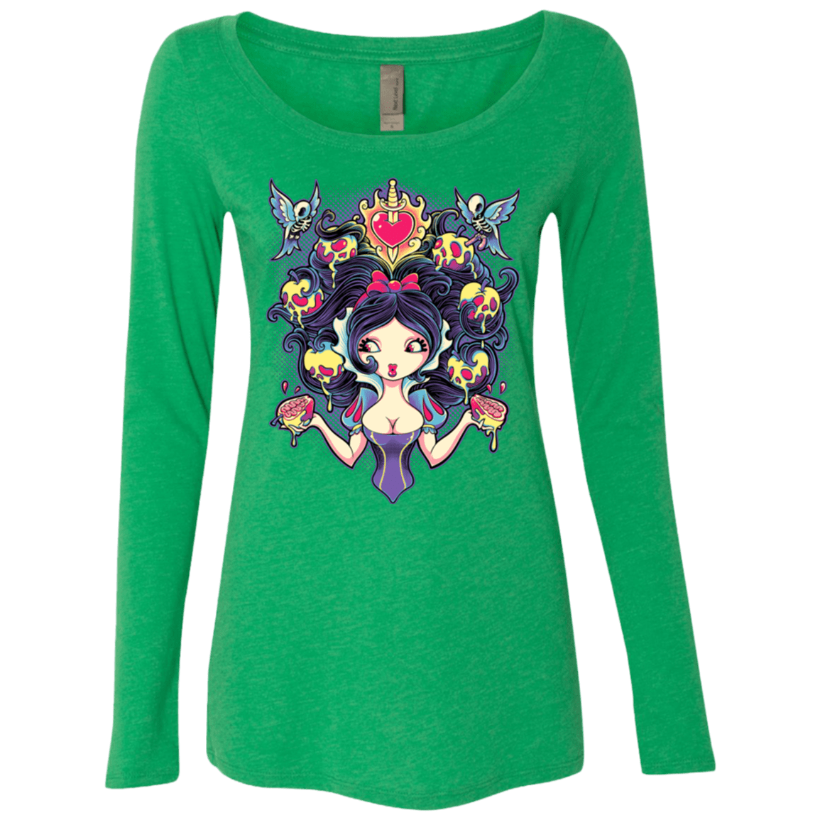 T-Shirts Envy / Small Poisoned Mind Women's Triblend Long Sleeve Shirt