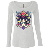 T-Shirts Heather White / Small Poisoned Mind Women's Triblend Long Sleeve Shirt