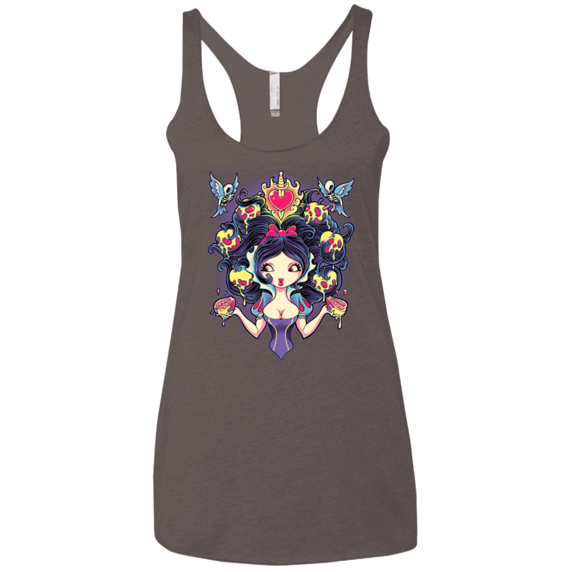 T-Shirts Macchiato / X-Small Poisoned Mind Women's Triblend Racerback Tank