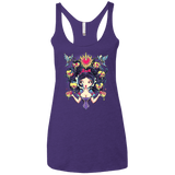 T-Shirts Purple / X-Small Poisoned Mind Women's Triblend Racerback Tank