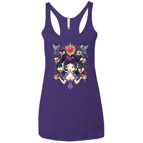 T-Shirts Purple / X-Small Poisoned Mind Women's Triblend Racerback Tank