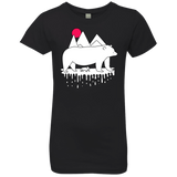 T-Shirts Black / YXS Polar Bear Family Girls Premium T-Shirt