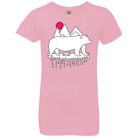 T-Shirts Light Pink / YXS Polar Bear Family Girls Premium T-Shirt