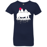 T-Shirts Midnight Navy / YXS Polar Bear Family Girls Premium T-Shirt