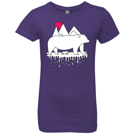 T-Shirts Purple Rush / YXS Polar Bear Family Girls Premium T-Shirt