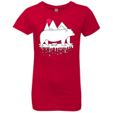 T-Shirts Red / YXS Polar Bear Family Girls Premium T-Shirt