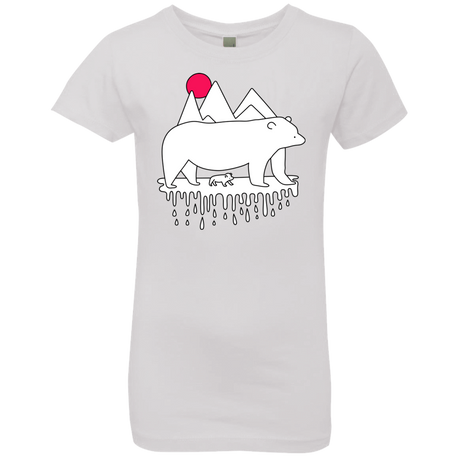 T-Shirts White / YXS Polar Bear Family Girls Premium T-Shirt