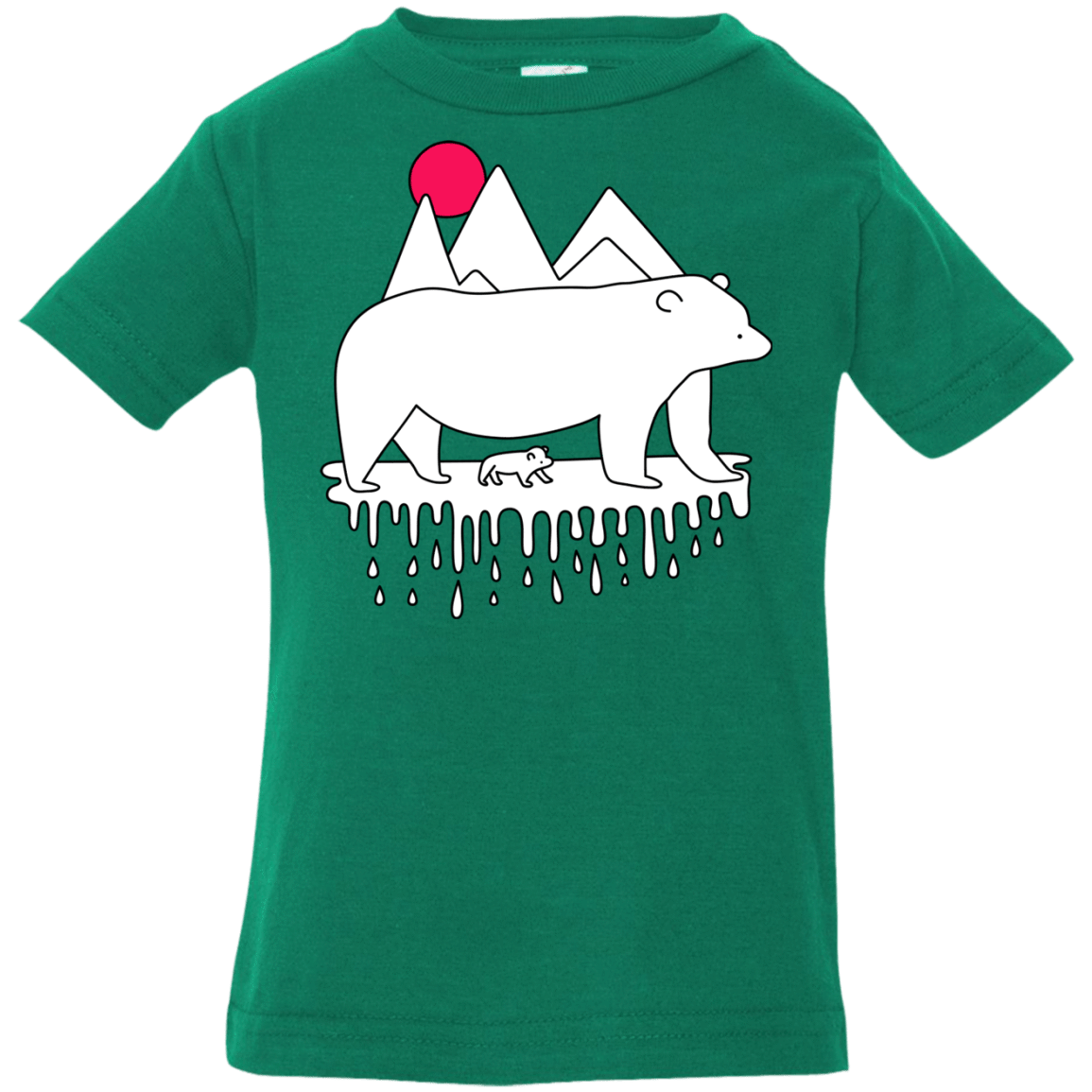 T-Shirts Kelly / 6 Months Polar Bear Family Infant Premium T-Shirt