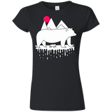 T-Shirts Black / S Polar Bear Family Junior Slimmer-Fit T-Shirt