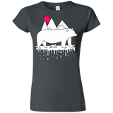 T-Shirts Charcoal / S Polar Bear Family Junior Slimmer-Fit T-Shirt