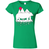 T-Shirts Irish Green / S Polar Bear Family Junior Slimmer-Fit T-Shirt