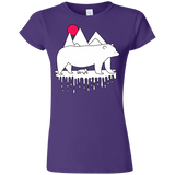 T-Shirts Purple / S Polar Bear Family Junior Slimmer-Fit T-Shirt