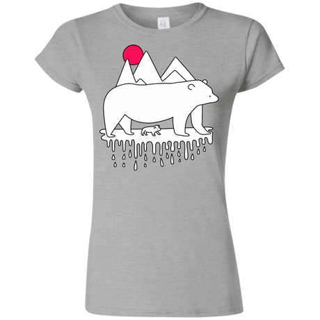 T-Shirts Sport Grey / S Polar Bear Family Junior Slimmer-Fit T-Shirt