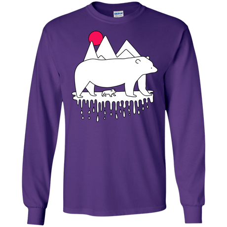 Polar Bear Family Men's Long Sleeve T-Shirt