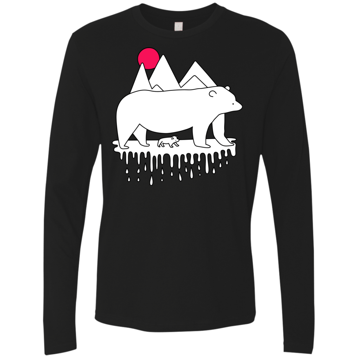 Polar Bear Family Men's Premium Long Sleeve