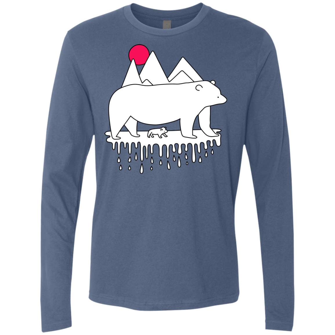 Polar Bear Family Men's Premium Long Sleeve