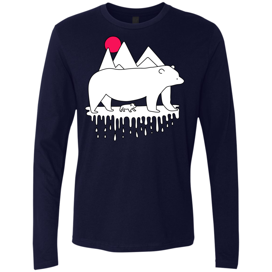 Polar Bear Family Men's Premium Long Sleeve