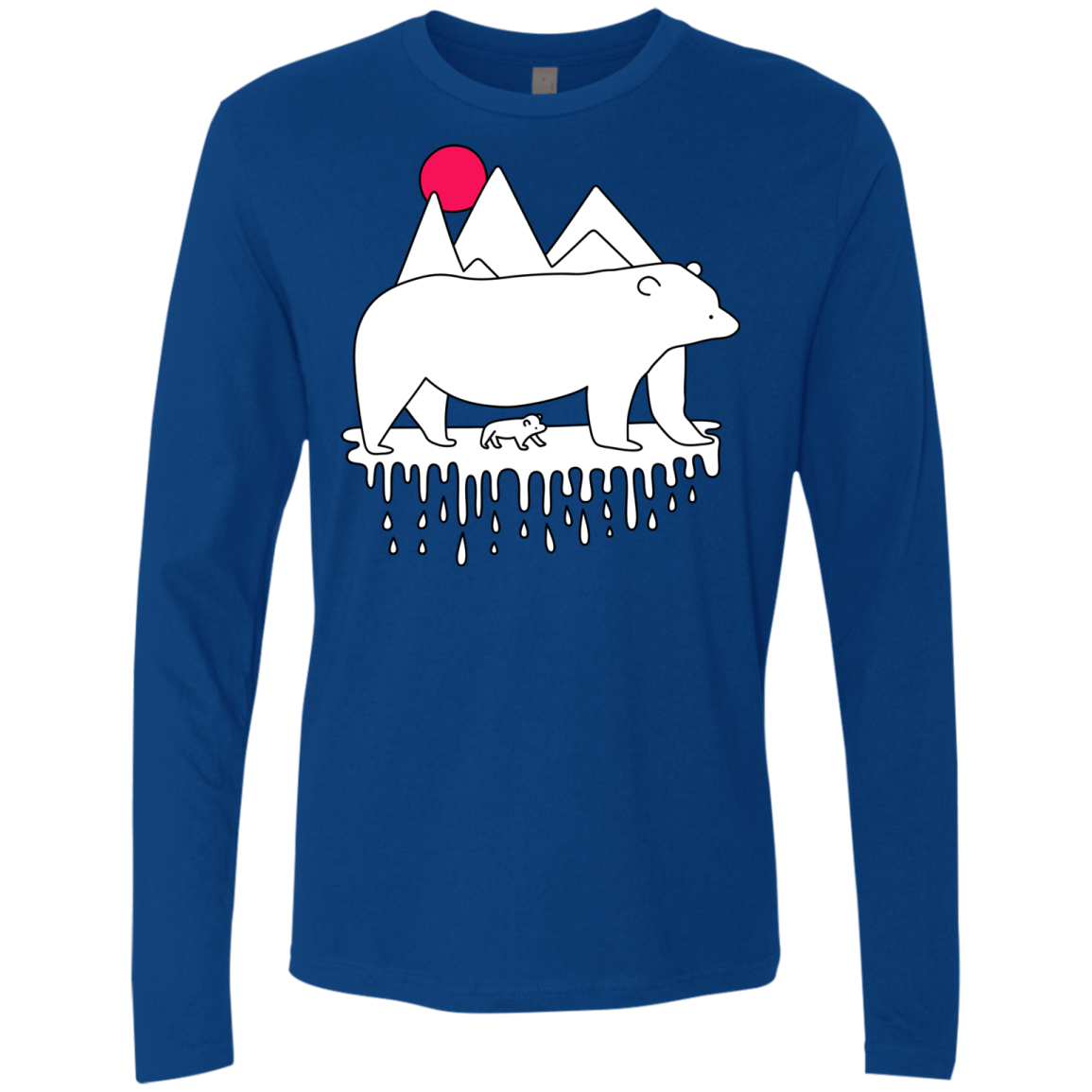 Polar Bear Family Men's Premium Long Sleeve