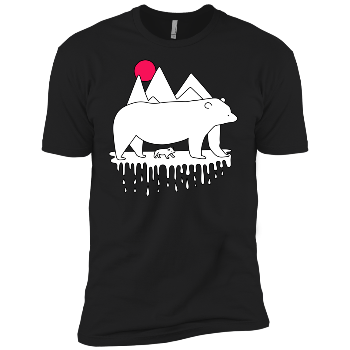 Polar Bear Family Men's Premium T-Shirt