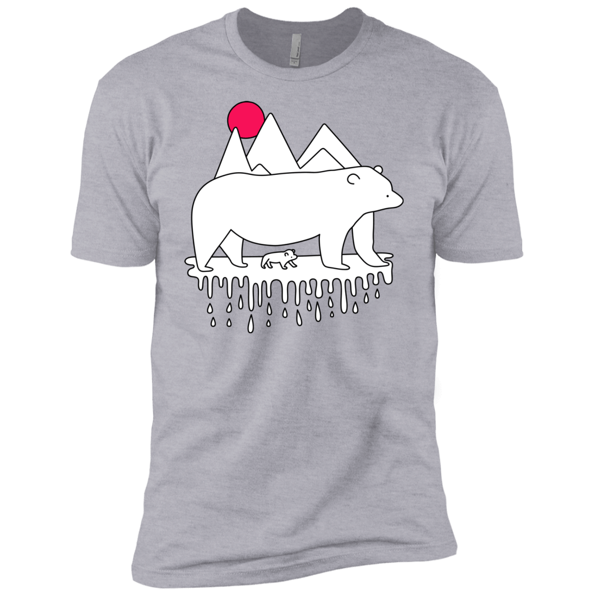 Polar Bear Family Men's Premium T-Shirt