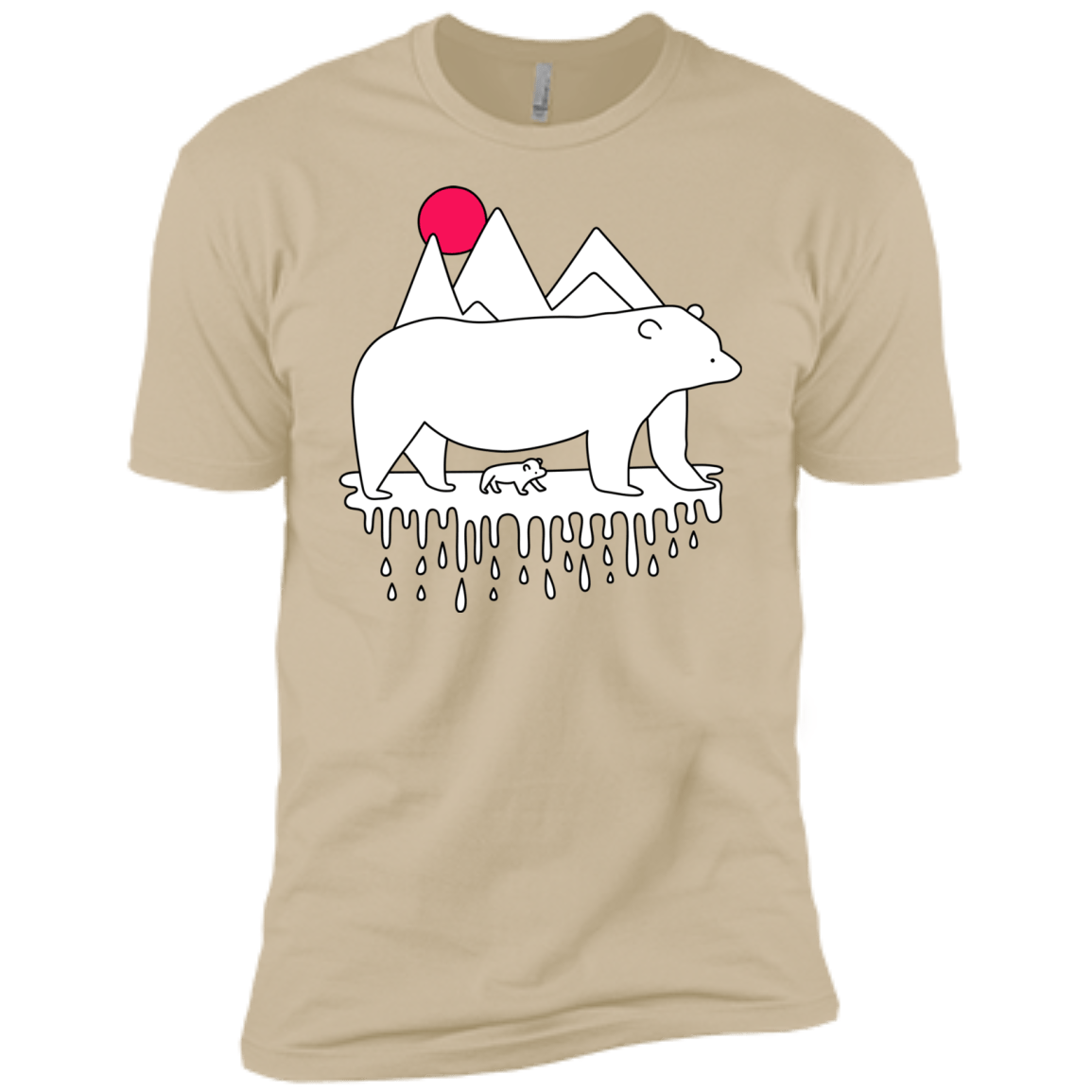 Polar Bear Family Men's Premium T-Shirt