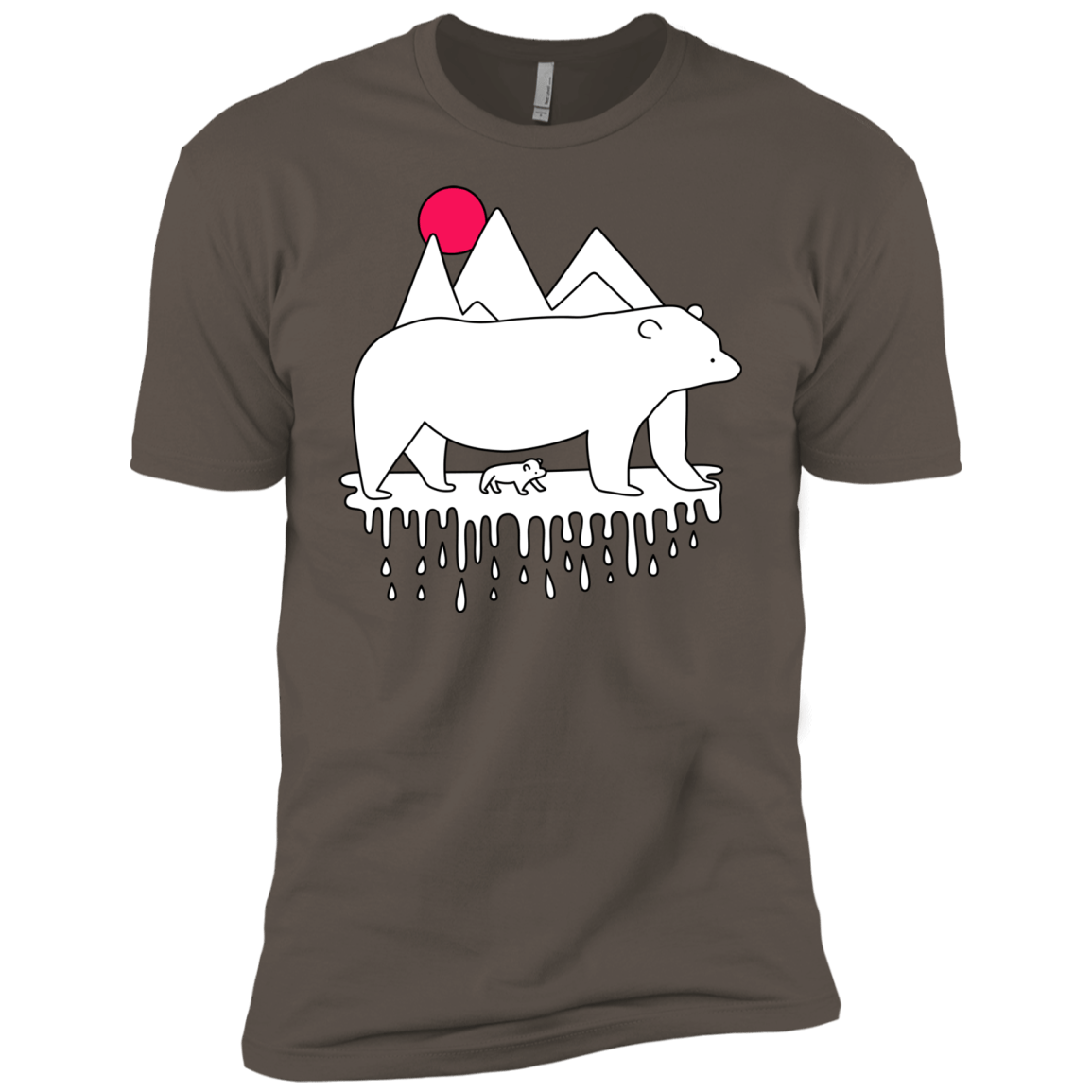 Polar Bear Family Men's Premium T-Shirt