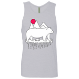 T-Shirts Heather Grey / S Polar Bear Family Men's Premium Tank Top