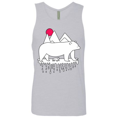 T-Shirts Heather Grey / S Polar Bear Family Men's Premium Tank Top