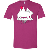 Polar Bear Family Men's Semi-Fitted Softstyle