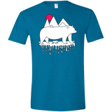 Polar Bear Family Men's Semi-Fitted Softstyle