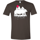 Polar Bear Family Men's Semi-Fitted Softstyle