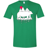 Polar Bear Family Men's Semi-Fitted Softstyle