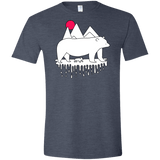 Polar Bear Family Men's Semi-Fitted Softstyle