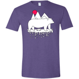 Polar Bear Family Men's Semi-Fitted Softstyle