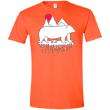 Polar Bear Family Men's Semi-Fitted Softstyle