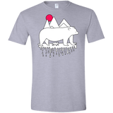 Polar Bear Family Men's Semi-Fitted Softstyle