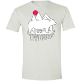 Polar Bear Family Men's Semi-Fitted Softstyle