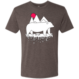 T-Shirts Macchiato / S Polar Bear Family Men's Triblend T-Shirt