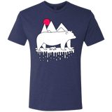 T-Shirts Vintage Navy / S Polar Bear Family Men's Triblend T-Shirt