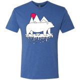 T-Shirts Vintage Royal / S Polar Bear Family Men's Triblend T-Shirt