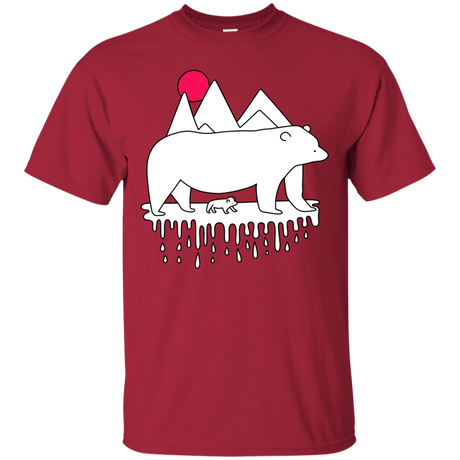 T-Shirts Cardinal / S Polar Bear Family T-Shirt