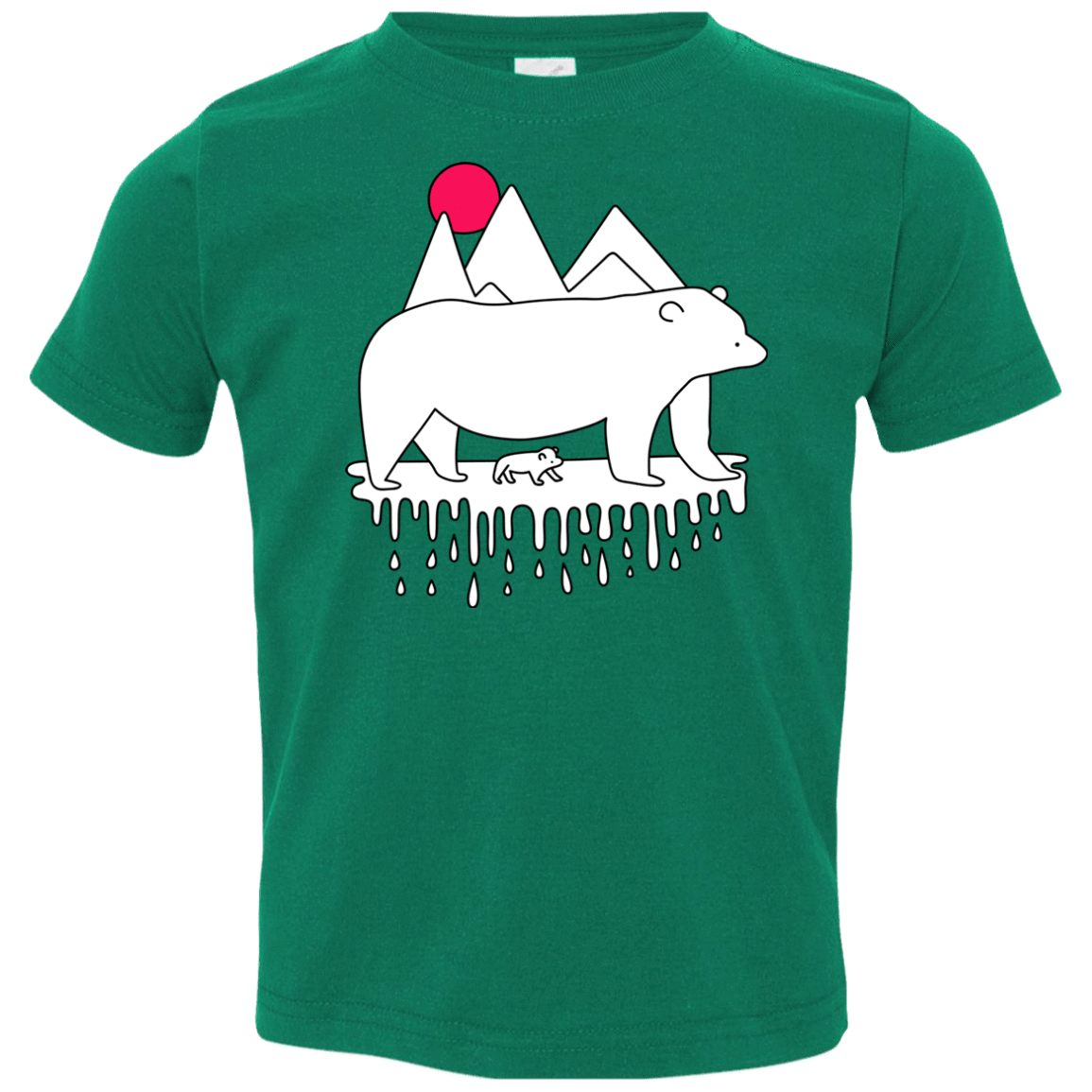 Polar Bear Family Toddler Premium T-Shirt