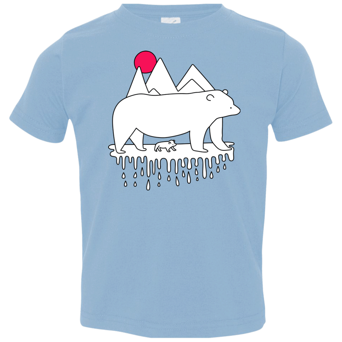 Polar Bear Family Toddler Premium T-Shirt